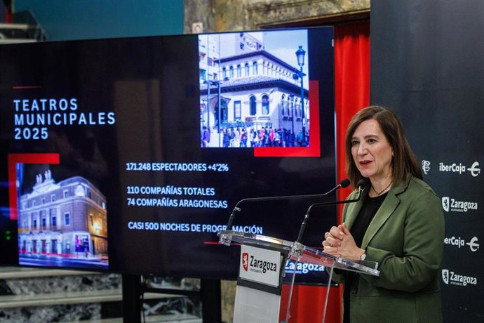 La consejera municipal de Cultura, Sara Fernández, hace balance de los teatros municipales en 2025