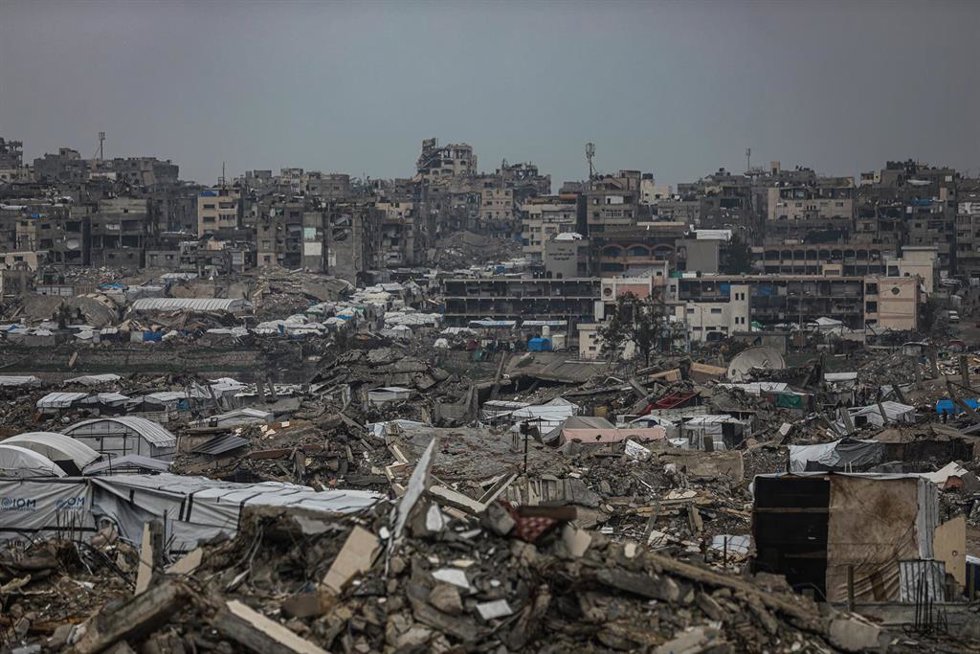Ciudad de Gaza tras la ofensiva israelí
