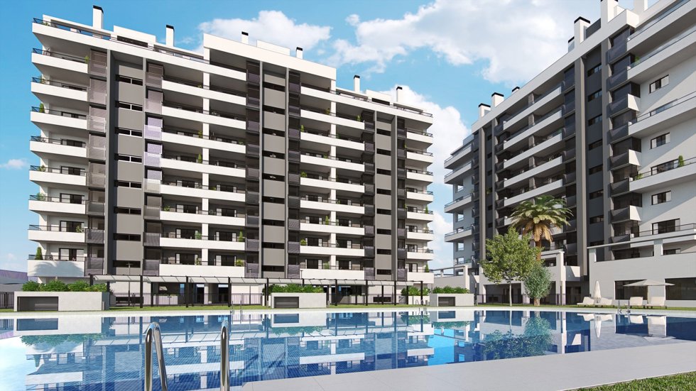 Residencial Les Naus, ubicado en Playa de San Juan, en la ciudad de Alicante