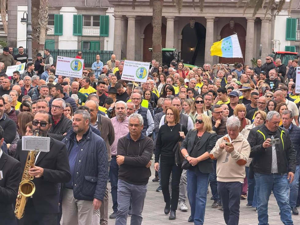 Concentración contra las políticas de la UE y MERCOSUR