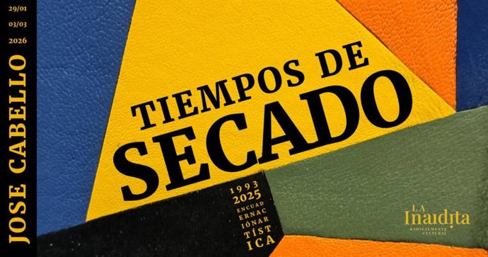 Cartel de la exposición 'Tiempos de Secado'.