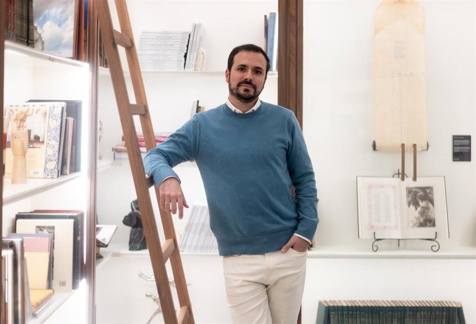 El ex ministro de Consumo y coordinador federal de Izquierda Unida, Alberto Garzón, durante una entrevista para Europa Press, en el Hotel Casa de las Artes Meliá Collection, a 28 de enero de 2026, en Madrid (España). 