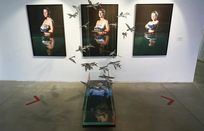 Exposición en el centro cultural La Malagueta de la Diputación de Málaga.