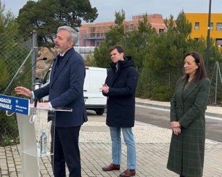 Jorge Azcón ha trasladado la importancia de que los aragoneses depositen sus votos el 8 de febrero.