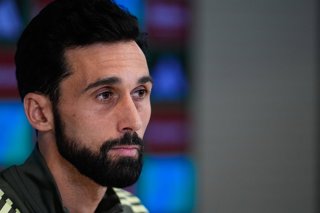 Alvaro Arbeloa, head coach of Real Madrid, attends his press conference during the training day of Real Madrid ahead the Spanish League, LaLiga EA Sports, football match against Villarreal CF at Ciudad Deportiva Real Madrid on January 23, 2026, in Madrid,