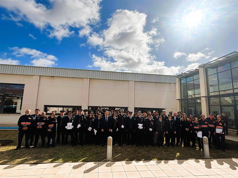 Acto por el XXXVIII aniversario de la Agrupación Municipal de Voluntarios de Protección Civil.