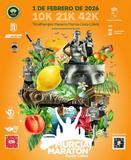 Cartel de la'TotalEnergies Murcia Costa Cálida'