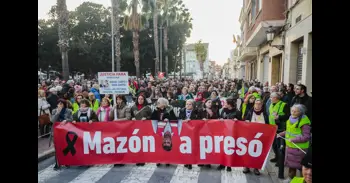 La manifestación 'Mazón a presó' exige "verdad y justicia" por la dana: "Lucharemos hasta el final"