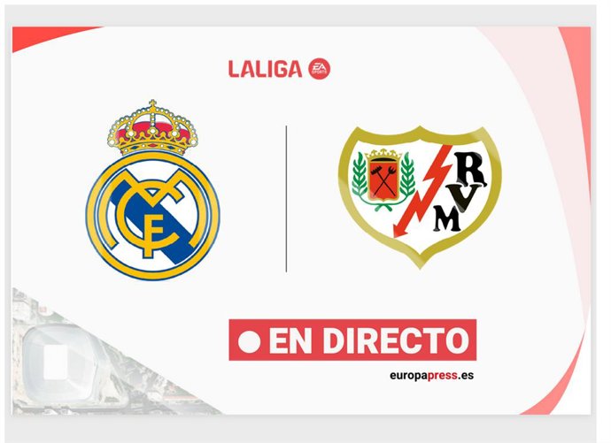 Onces Iniciales probables: Real Madrid - Rayo: resumen y estadísticas del partido de la jornada 22 de LaLiga EA Sports