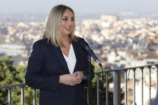 Archivo - La alcaldesa de Granada, Marifrán Carazo, ofrece una comparecencia a 3 de enero de 2023 en Granada (Andalucía, España). 