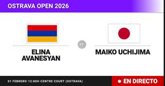 Foto: Elina Avanesyan - Maiko Uchijima, en directo hoy: sigue el partido de Ostrava Open