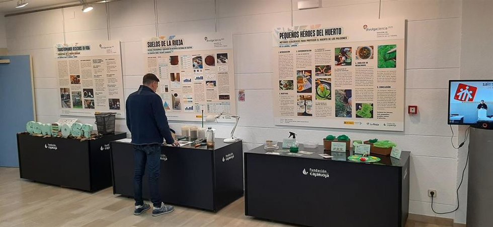 El Centro Fundación Caja Rioja Calahorra acoge la exposición #Divulgaciencia25, con 10 proyectos de ciencia y tecnología