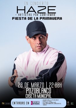 Cartel del concierto de Haze en Pozoblanco.