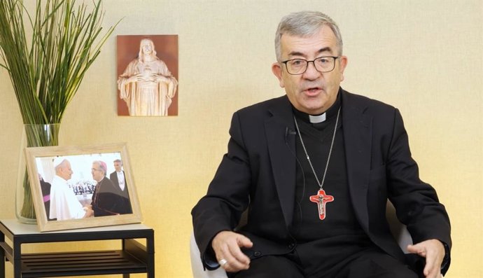 El presidente de la Conferencia Episcopal Española (CEE) y arzobispo de Valladolid, Luis Argüello, en una carta pastoral