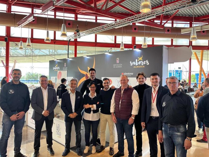 La marca 'Sabores Almería' durante su participación en una feria gastronómica.