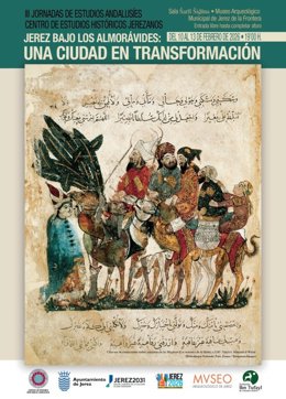 Cartel de 'Jerez bajo los almorávides: una ciudad en transformación'.