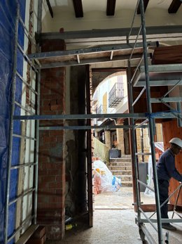 Obras en el Palacio del Cardenal Ram de Morella