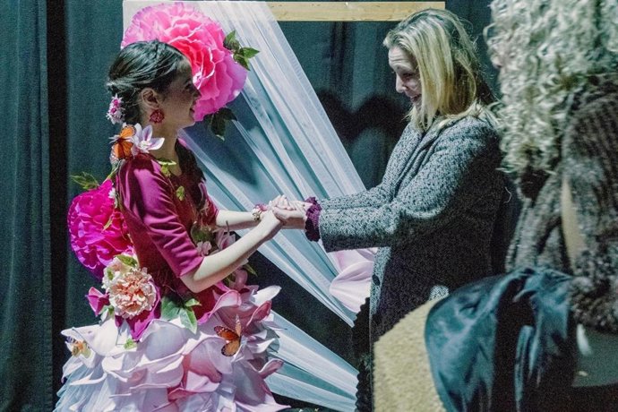 Victoria García Gil, durante la gala de clausura.