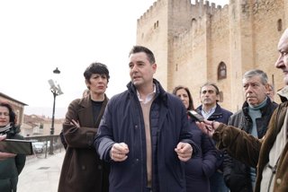 El secretario de Organización del PSOE de Castilla y León y cabeza de lista a las Cortes por Burgos, Daniel de la Rosa