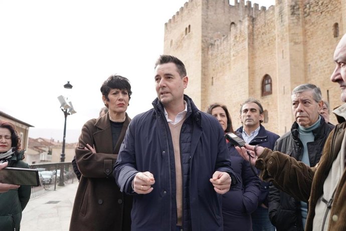 El secretario de Organización del PSOE de Castilla y León y cabeza de lista a las Cortes por Burgos, Daniel de la Rosa