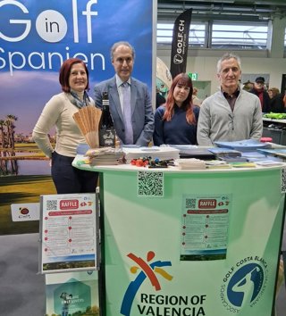 La Generalitat, a través de Turisme Comunitat Valenciana, promociona esta semana la oferta turística de golf de la Comunitat Valenciana en la feria especializada Golfmesse, que se celebra en la ciudad suiza de Zúrich