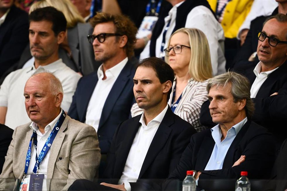 Rafa Nadal durante la final del Abierto de Australia