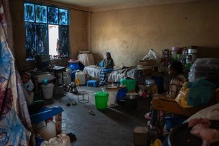 Archivo - Imagen de archivo de desplazados en Tigray (Etiopía) 