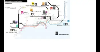 Rodalies sigue el lunes con buses alternativos y recupera la R11 en Figueres-Portbou (Girona)