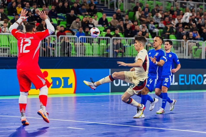 Selección española masculina de fútbol sala, España - Italia, Eurocopa