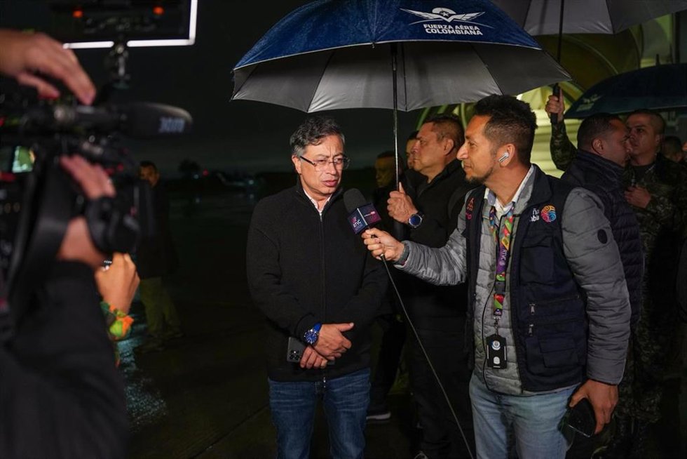 El presidente de Colombia, Gustavo Petro