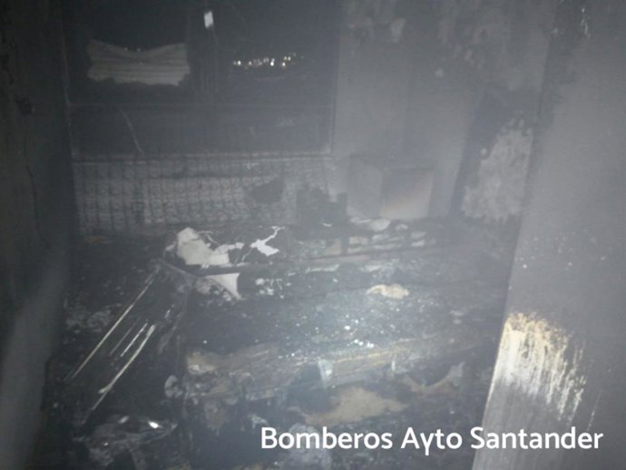 Imagen del incendio