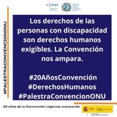 Foto: El CERMI lanza una campaña por los 20 años de la Convención de la ONU sobre los Derechos de Personas con Discapacidad