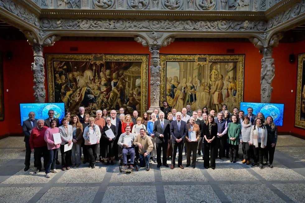El acto de entrega ha tenido lugar en el Patio de La Infanta de Zaragoza.
