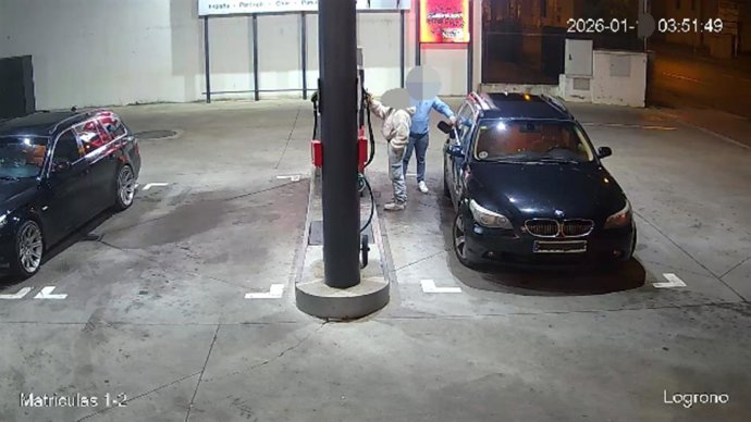 Los detenidos tapaban la matrícula de los vehículos para evitar ser identificados