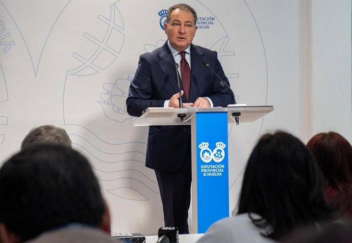 El presidente de la Diputación de Huelva, David Toscano.