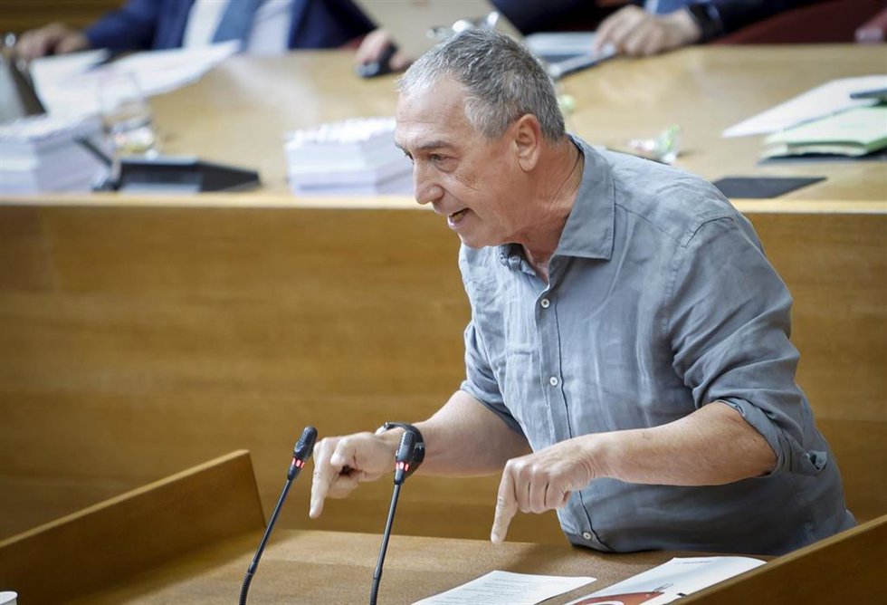 Archivo - Imagen de archivo del síndic de Compromís en Les Corts, Joan Baldoví.