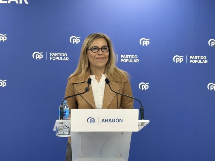 La secretaria general del PP Aragón, Ana Alós.