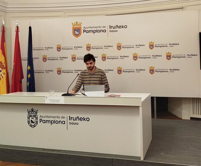 El concejal de UPN en el Ayuntamiento de Pamplona Aitor Silgado