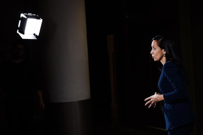 Archivo - La presidenta de Redeia, Beatriz Corredor.