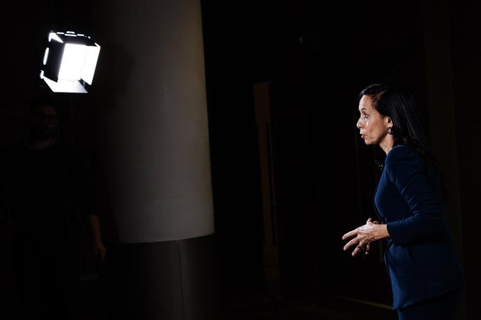 Archivo - La presidenta de Redeia, Beatriz Corredor