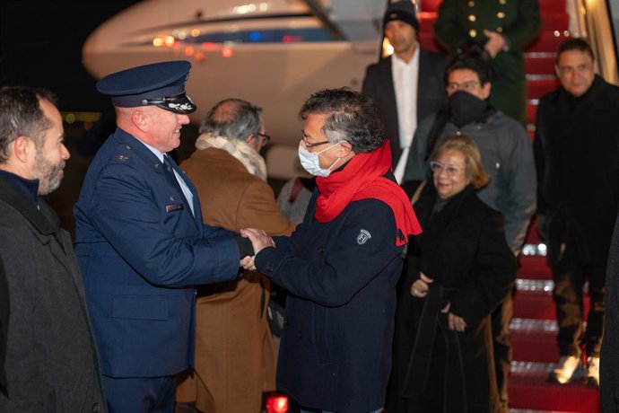 Llegada del Presidente Gustavo Petro a Washington