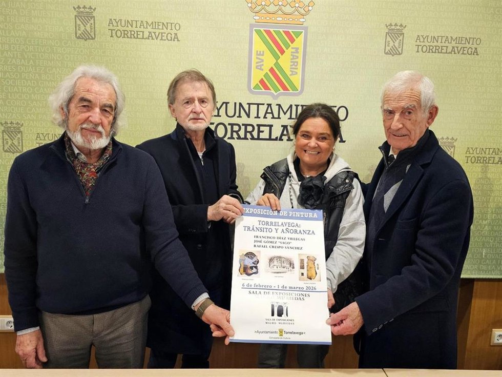 Presentación de la exposición 'Torrelavega, tránsito y añoranza'.