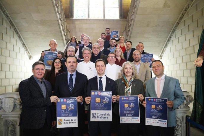 Presentación de la feria Horeca Baleares de 2026, este lunes en la sede del Consell de Mallorca.