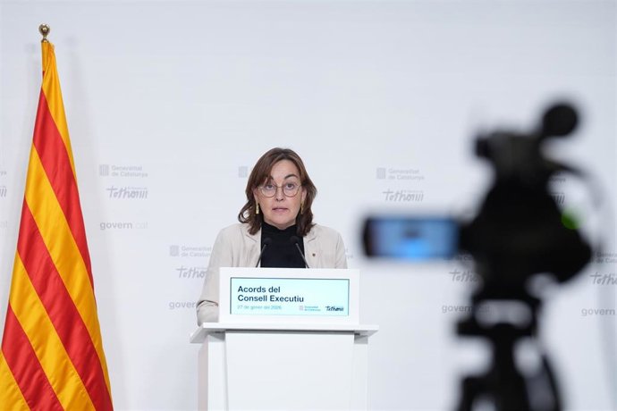 La portavoz del Govern, Sílvia Paneque.