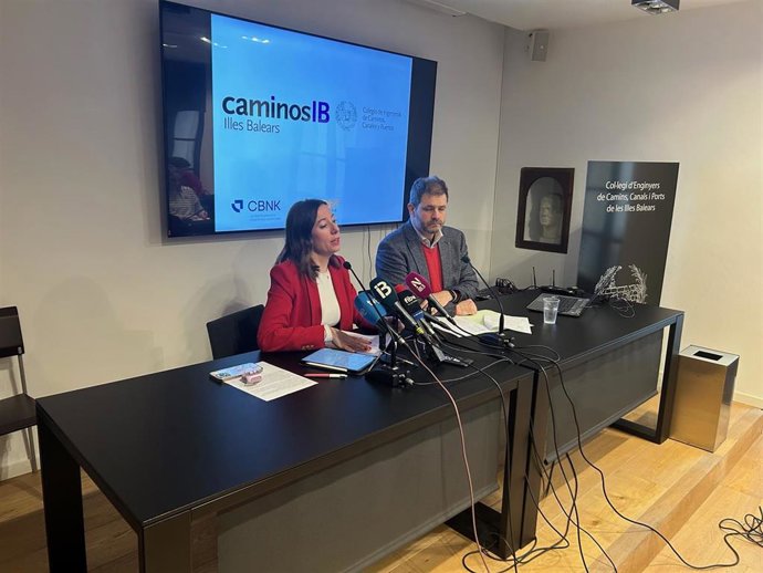 Rueda de prensa del Colegio de Ingenieros de Caminos, Canales y Puertos de Baleares