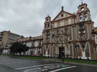 Archivo - El Palacio de la Merced en un día de lluvia en Córdoba.