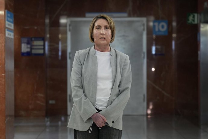 La pacient que va rebre el trasplantament, a l'Hospital Vall d'Hebron, a 2 de febrer del 2026, a Barcelona, Catalunya (Espanya).