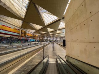 Estación de Delicias, en Zaragoza.