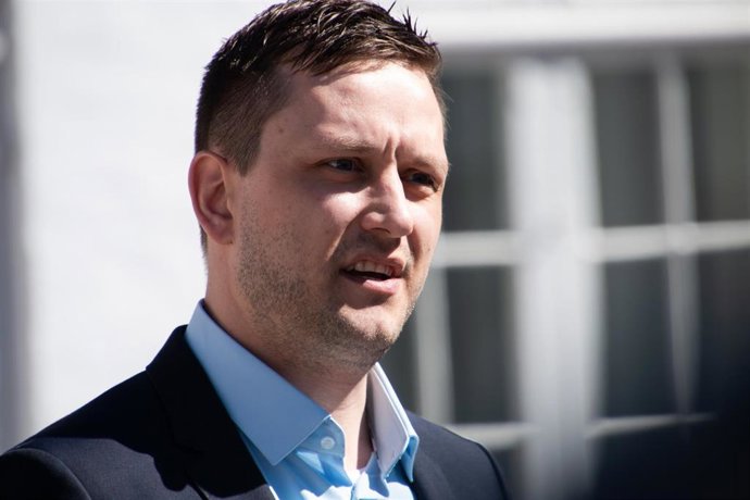 Archivo - El primer ministro de Groenlandia, Jens Frederik Nielsen, en una recepción con las autoridades danesas. 