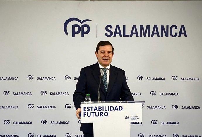 El presidente del PP de Castilla y León, Alfonso Fernández Mañueco.
